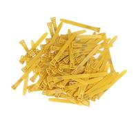 Snorvixre Bandas numeradas de 1 a 100 patas de pájaro, copos de plástico, sistemas de identificación para pollos, patos, gestión de granjas, bandas numeradas para aves de corral