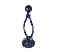 Snorvixre Barra de extensión de aluminio, brazo de extensión de bola de 17 mm para transmisión en vivo, soporte, soporte para teléfono móvil, uso de escritorio, extensor portátil