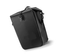 Snorvixre Bolsa de equipaje de bicicleta resistente a la intemperie con textura de carbono, organización de múltiples bolsillos para exploraciones y viajes al aire libre, bolsa de carga resistente a