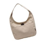 Snorvixre Bolso bandolera de nailon, gran capacidad, bolso simple, monocolor, bolsillos en las axilas, bolsillos casuales para viajes, compras, trabajo, bolso de mano, Abeja gris