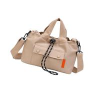 Snorvixre Bolso bandolera moderno de dos tonos, construcción de nailon ligero, correa ergonómica ajustable, espacio de almacenamiento multifuncional, bolso bandolera de nailon impermeable para mujer