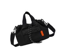 Snorvixre Bolso bandolera moderno de dos tonos, construcción de nailon ligero, correa ergonómica ajustable, espacio de almacenamiento multifuncional, bolso bandolera de nailon impermeable para mujer