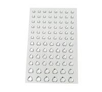 Snorvixre Brillantes diamantes de imitación, perlas, joyas faciales, piedras preciosas, pegatinas, belleza de moda, diamantes, accesorios para fiestas, decoraciones de boda, talla única, como se