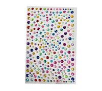 Snorvixre Brillantes diamantes de imitación, perlas, joyas faciales, piedras preciosas, pegatinas, belleza de moda, diamantes, accesorios para fiestas, decoraciones de boda, talla única, como se