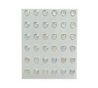 Snorvixre Brillantes diamantes de imitación, perlas, joyas faciales, piedras preciosas, pegatinas, belleza de moda, diamantes, accesorios para fiestas, decoraciones de boda, talla única, como se