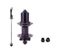 Snorvixre Bujes delanteros y traseros para bicicletas, 4 rodamientos delanteros y traseros, 28/32/36 agujeros, a través de freno de disco, buje de bicicleta, fácil de usar, buje trasero de liberación