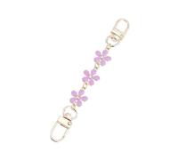 Snorvixre Cadena de extensión de joyería ajustable con colgante floral, diseño de aleación versátil para accesorios elegantes para el día a día. Cadena de extensión de aleación, talla única, como se