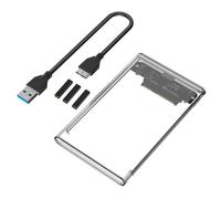 Snorvixre Carcasa Plug Play para 2.0 con velocidad de transferencia de 5 Gbps y carcasa de procesador compatible con la versión USB