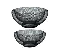 Snorvixre Cestas de almacenamiento resistentes de alambre de hierro para frutas y diseño nórdico, accesorios portátiles multiusos, cesta escandinava