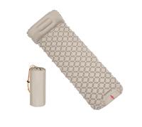 Snorvixre Colchoneta inflable para dormir al aire libre con almohada, esterilla de viaje compacta y cojín de aire para camping, playa, senderismo, con cojín