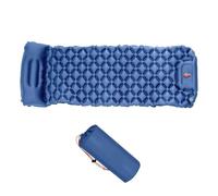 Snorvixre Colchoneta inflable para dormir al aire libre con almohada, esterilla de viaje compacta y cojín de aire para camping, playa, senderismo, con cojín