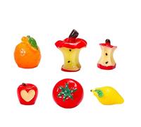 Snorvixre Colores vivos, frutas de moda y colgantes de resina, accesorios multifuncionales para collares, colgantes, colgantes, colgantes, colgantes, pendientes de moda y decoración de bolsos de