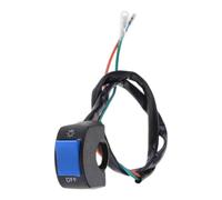 Snorvixre Controles eléctricos de motocicleta 12 V/24 V, impermeable, ajuste instantáneo de luz con un botón, repuesto impermeable