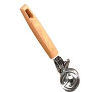 Snorvixre Cuchara para helado de calidad comercial, multiusos, acero inoxidable, antiadherente, sandía, fruta, cuchara de postre, cucharas de acero inoxidable