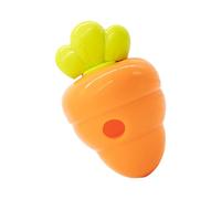 Snorvixre Dispensador interactivo de golosinas para perros, juguete de ejercicio, forma de zanahoria, comedero para perros, entrenamiento en interiores, hábitos alimenticios saludables, estimulación