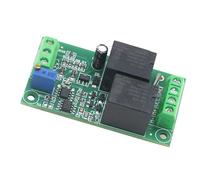 Snorvixre Doble protección 24 V placa de control del motor Regulador de velocidad Rotación reversible 0, 2 A-10 A Corriente ajustable Módulo de control del motor bidireccional fácil de instalar