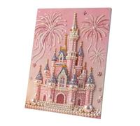 Snorvixre Elegante pintura de cuentas con cerraduras, juego completo para decoración artística del hogar, manualidades, regalo creativo para adultos