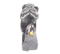 Snorvixre Elegantes anillos ajustables inspirados en peces hechos de materiales de aleación robustos. Decoración práctica para un uso prolongado Anillos de mujer de moda