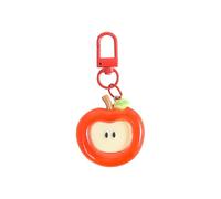 Snorvixre Enorme llavero con forma de fruta Happy Plan de plástico permanente, perfecto para mochilas, carteras, regalos, vacaciones, cumpleaños, bonito colgante de bolso, rojo, Talla única