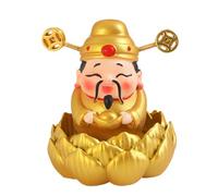 Snorvixre Estatuas de CAI Shen, Dios de la felicidad, Dios de la riqueza, Figuras Caishen, adornos, atraen riquezas, buena suerte, oficinas, decoraciones del hogar, estatuas de CAI Shen