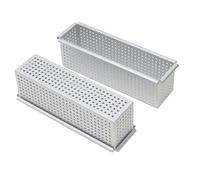 Snorvixre , Extensión de aleación de aluminio para tartas rectangulares, perforadas, cuadradas y perforadas, utensilios de horneado antiadherentes duraderos para uso doméstico