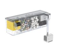 Snorvixre Fi-Lock, tecnología de filtración de 3 capas, composición ABS resistente, canal de filtración de peces