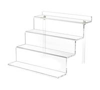 Snorvixre Graduado para el hogar y el negocio, exhibición de miniaturas, botellas de perfume, modelos de postres, estante de postres