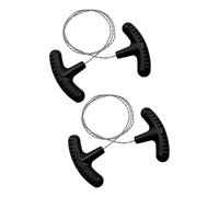 Snorvixre Juego de 2 sierras de mano de alambre de acero pesado para acampar al aire libre, equipo de supervivencia con diseño negro y naranja, cortador de alambre para la preparación de leña