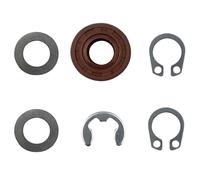 Snorvixre Juego de juntas para panificadora, incluye clip de junta, arandelas de acero inoxidable para robot de cocina, piezas, marco de sellado