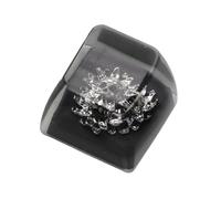 Snorvixre Las teclas translúcidas de resina oscura con superficie suave al tacto mejoran la comodidad de escritura para teclados y teclas de resina transparente