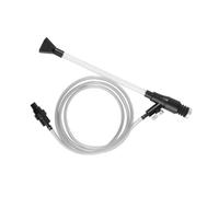 Snorvixre Limpiador de arena manual fácil de usar con manguera larga para un rápido intercambio de agua y eliminación de suciedad en espacios marinos pequeños. Limpiador de acuario amigable