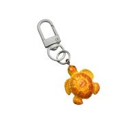 Snorvixre Llavero hecho a mano hermoso pan, materiales resistentes, hermosos diseños de lazos, accesorios para decoración interior de vehículos, llavero único, tortuga, Talla única