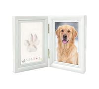 Snorvixre Marco hecho a mano con huellas de patas de animales y colgantes decorativos para honrar la decoración del hogar de tu compañera como mascota
