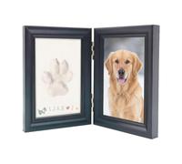 Snorvixre Marco hecho a mano con huellas de patas de animales y colgantes decorativos para honrar la decoración del hogar de tu compañera como mascota