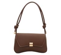 Snorvixre Moderna bolsa de antebrazo en color caramelo. Prácticos bolsos de hombro de piel sintética, bolso de trabajo para estudiantes y oficinas novatos, marrón