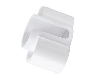 Snorvixre Moderno organizador cosmético de 3 piezas de plástico con aberturas de fácil acceso para el almacenamiento de mesa y cosméticos caja dispensadora de algodón para productos de belleza