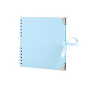 Snorvixre Páginas de papel grueso para álbum de recortes, 30 hojas, 20, 3 x 20, 3 cm, para recuerdos hechos a mano, libro de invitados de boda con cinta para álbum de fotos de bebé