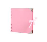 Snorvixre Páginas de papel grueso para álbum de recortes, 30 hojas, 20, 3 x 20, 3 cm, para recuerdos hechos a mano, libro de invitados de boda con cinta para álbum de fotos de bebé