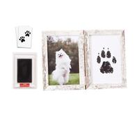 Snorvixre Patas de bebé y mascotas con bloque de impresión seguro y 1 papel de marco de fotos, perfecto para recién nacidos, recuerdos, huella de recién nacidos