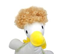 Snorvixre Peluca de pelo para mascotas, pelucas de ganso, tocado, diseño afros, gorro para varios cosplay amigable, festival, fibra resistente al calor