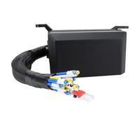 Snorvixre Práctica caja de fusibles de relé de 12 V, precableado de 6 vías, diseños impermeables, accesorios para aplicaciones automotrices y marítimas, bloque de relé de alambre