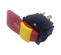 Snorvixre Práctico interruptor de botón para herramientas eléctricas con bloqueo de seguridad e instalación rápida para renovaciones domésticas Interruptor para electricistas profesionales