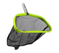 Snorvixre Red de limpieza de piscina de durabilidad con malla profunda y mango de aluminio resistente para eliminar hojas y polvo, bolsa profunda para colector de hojas de piscina