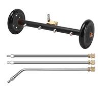 Snorvixre Resistente a la corrosión, potente, 6 boquillas, 4000, bajo limpiador a presión de vehículos, conector de 1 4 pulgadas, adecuado para camiones y vehículos