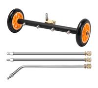 Snorvixre Resistente a la corrosión, potente, 6 boquillas, 4000, bajo limpiador a presión de vehículos, conector de 1 4 pulgadas, adecuado para camiones y vehículos