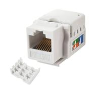 Snorvixre RJ45-Cat6 Base Jacob Component soporta conexión Ethernet flexible de 10 Gb con acoplador base plano con baja resistencia al calor
