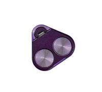 Snorvixre Soporte para teléfono ABS muy fino, giratorio 360 grados, no se cae, soporte de doble función para un manejo seguro con una sola mano, soporte para teléfono fuerte