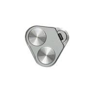 Snorvixre Soporte para teléfono ABS muy fino, giratorio 360 grados, no se cae, soporte de doble función para un manejo seguro con una sola mano, soporte para teléfono fuerte