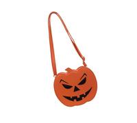 Snorvixre Stouthearted Halloween Encouraged Bolso de hombro bicolor de piel sintética permanente con varios bolsillos Plan Bolsa de transporte ergonómica Color de moda Panel Bolsa, b