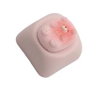 Snorvixre Teclado mecánico resina teclas teclas con 3D dibujos animados oso arte divertido ESC clave mejora la diversión de escritura ESC resina de oso de dibujos animados